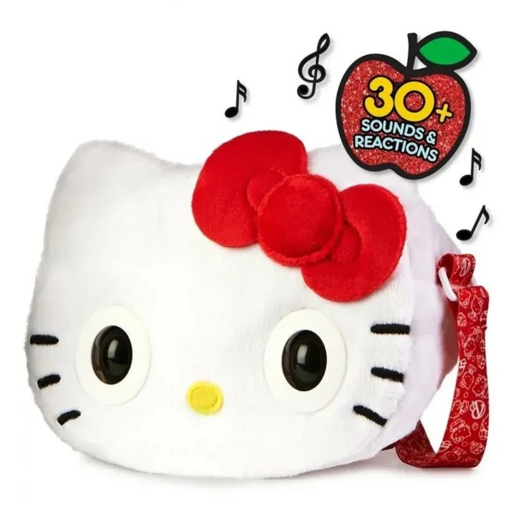NEW Hello Kitty Purse Pets w/ 30 Sounds Blinking Eyes Crossbody Bag EASTER GIFT